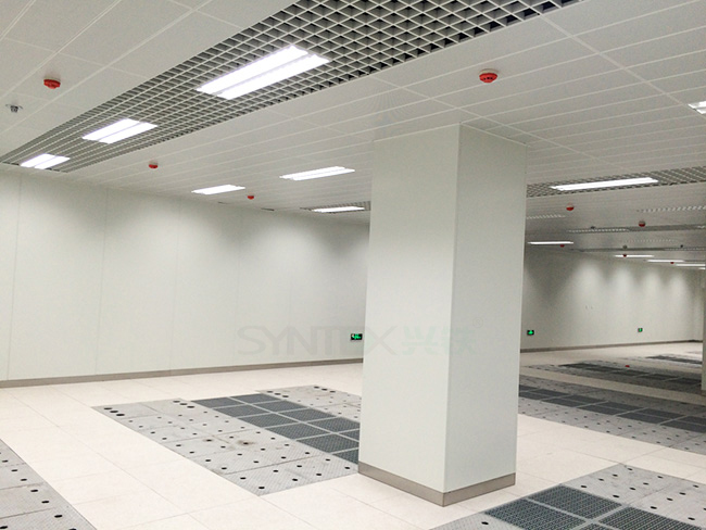 成都興鐵與達州工商銀行合作案例 銀行數據中心機房墻板